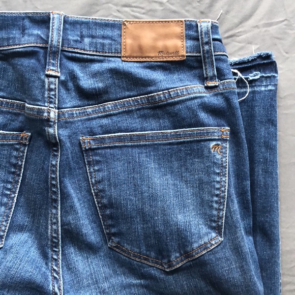 Madewell 10" High-Rise Skinny Jeans: Drop-Hem Edition Sz 25 - Picture 7 of 14
